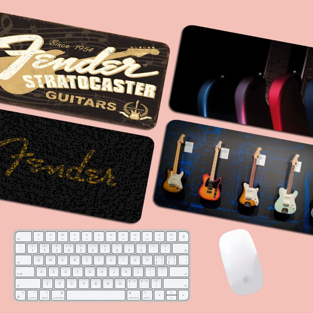 Zelda Desk Setup - Bantalan tetikus gitar Fender bantalan anak