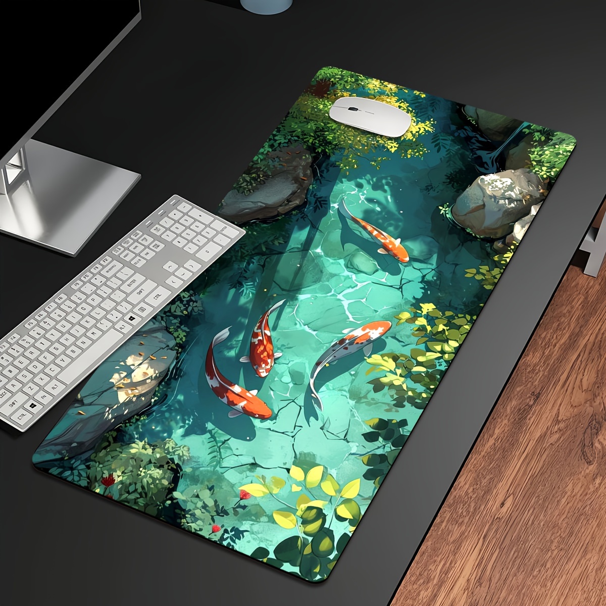 Zelda Desk Setup - Alas Mouse Gaming Ikan Koi Besar