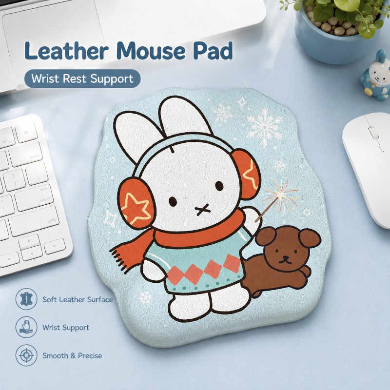 Desk Setup No Computer - Alas Mouse Kulit Anime Miffy dengan
