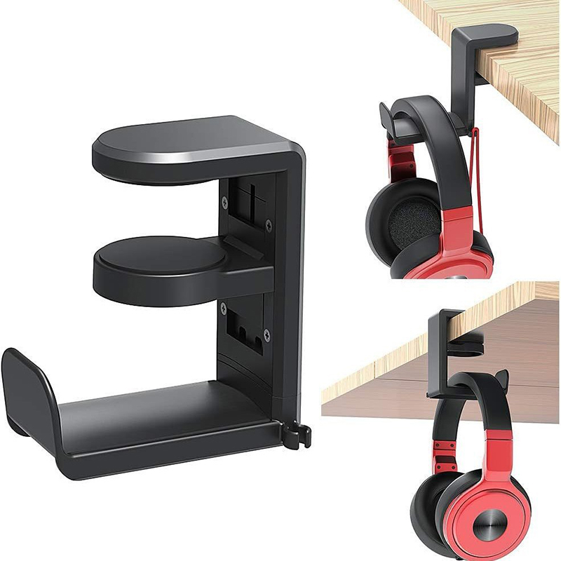 Desk Setup Game - Penyangga Headset Gaming PC, Gantungan Headset,