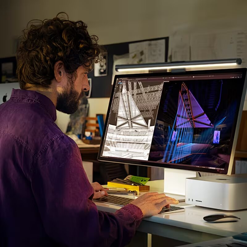 Led Desk Light Usb - Lampu Monitor RGB Pengubah Warna, USB