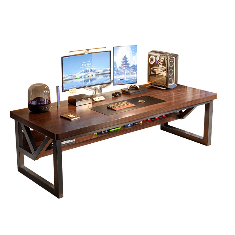 Desk Setup No Computer - Meja Komputer Persegi Panjang untuk Ruang