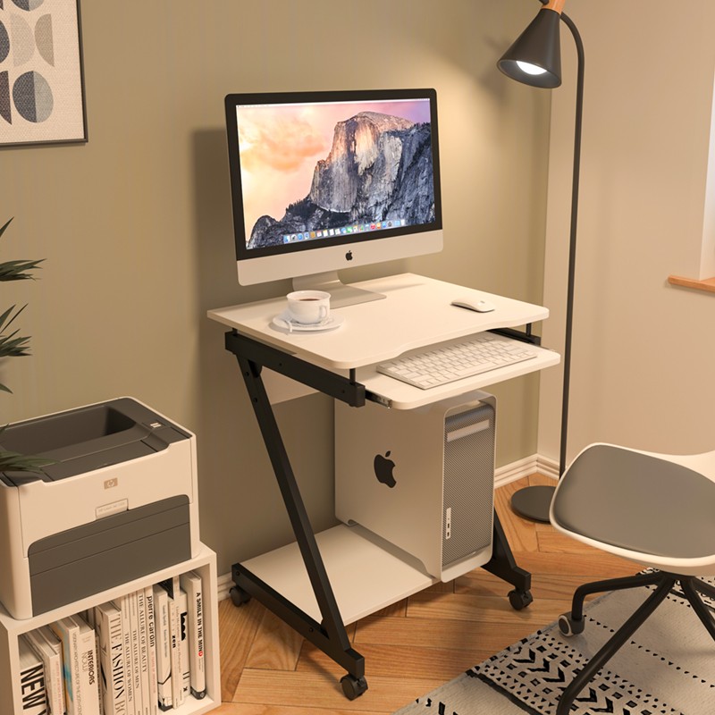 Desk Setup No Computer - Meja Komputer Berdiri untuk Rias, Belajar,