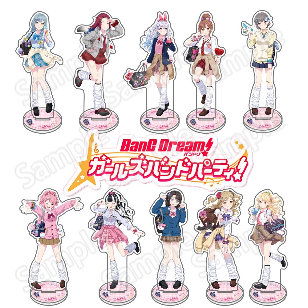 Desk Setup White - HOT BanG Dream! Gaun Putih Bunga