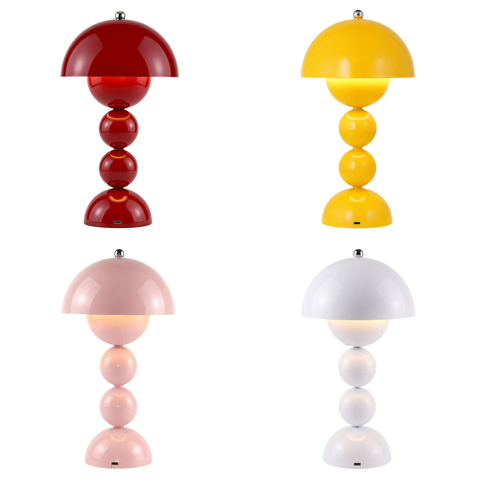Led Desk Light Usb - Lampu Meja Jamur Vintage, Lampu LED