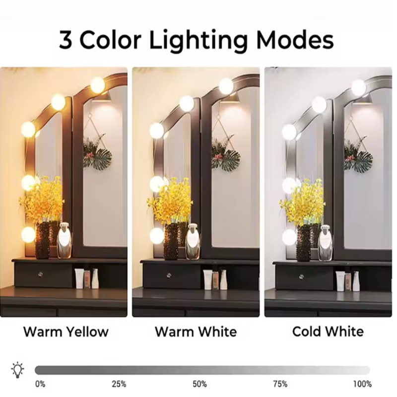 Lampu Rias Hollywood dengan Ce - Led Desk Light Usb ulasan dan harga