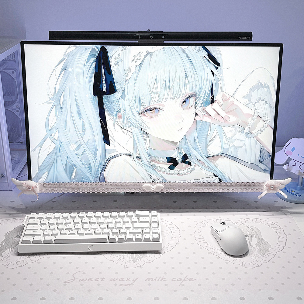 Dekorasi Layar Baru Trim Monit - Desk Setup No Computer ulasan dan harga