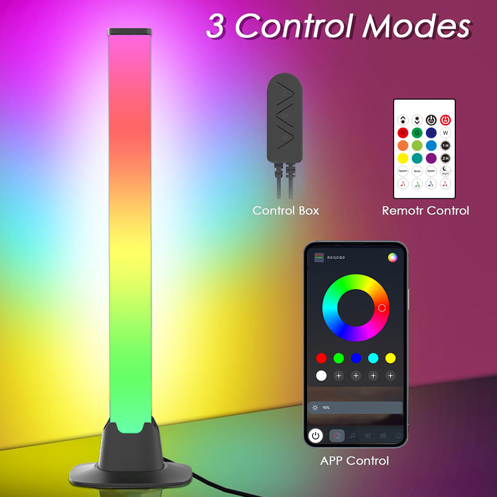 Lampu LED RGB dengan Bluetooth - Desk Setup Tv ulasan dan harga