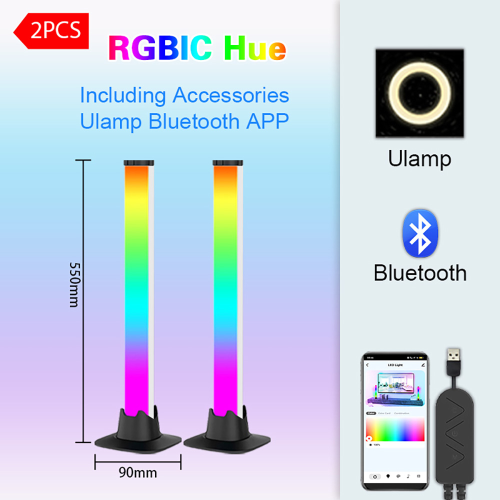 Lampu LED RGB untuk Meja, Lamp - Desk Setup Tv ulasan dan harga