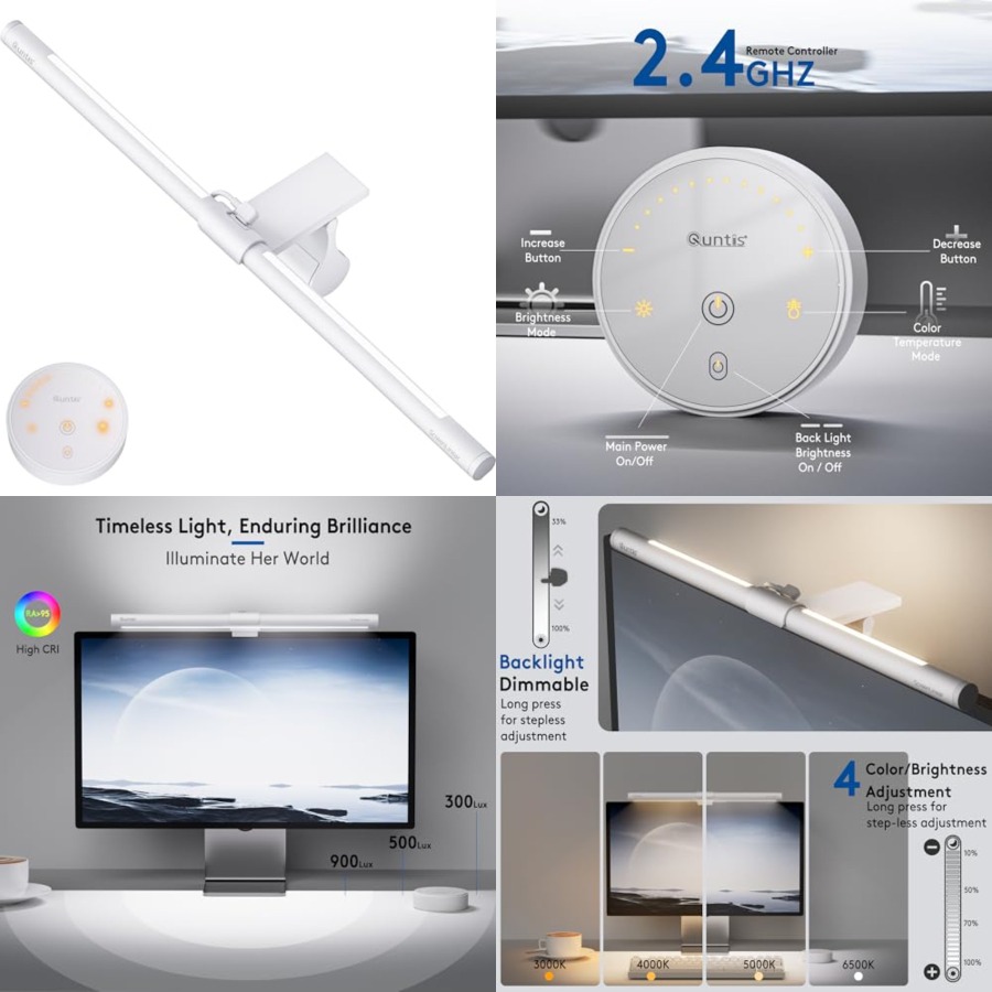 Lampu Meja Monitor dengan Remo - Desk Setup No Computer ulasan dan harga