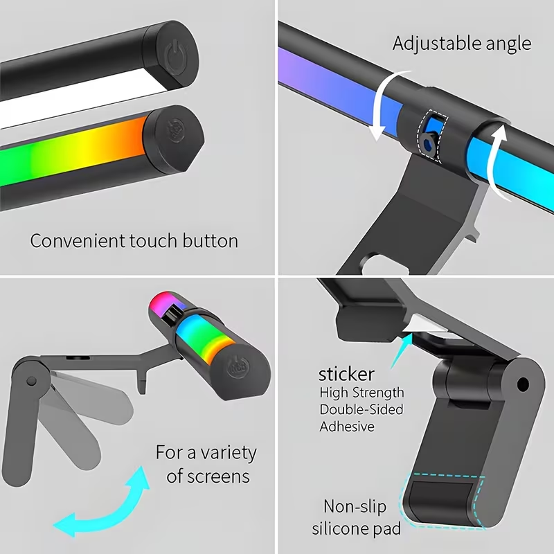 Lampu Monitor RGB Lightbar Atm - Led Desk Light Usb ulasan dan harga