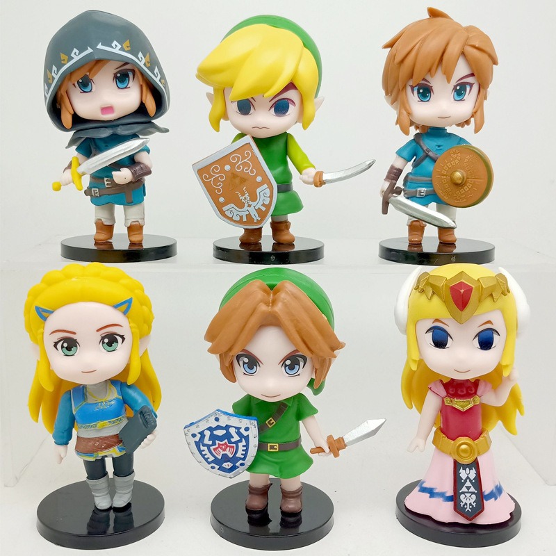 Figur Link dari legenda Zelda, - Zelda Desk Setup ulasan dan harga