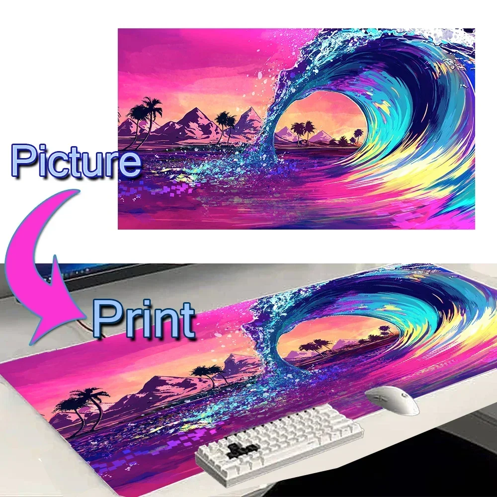 Playmat Kustom bantalan Mouse  - Desk Setup Pink ulasan dan harga