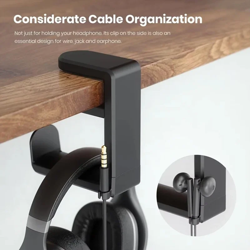 360 °   Penyangga Headphone Pu - Desk Setup Game ulasan dan harga