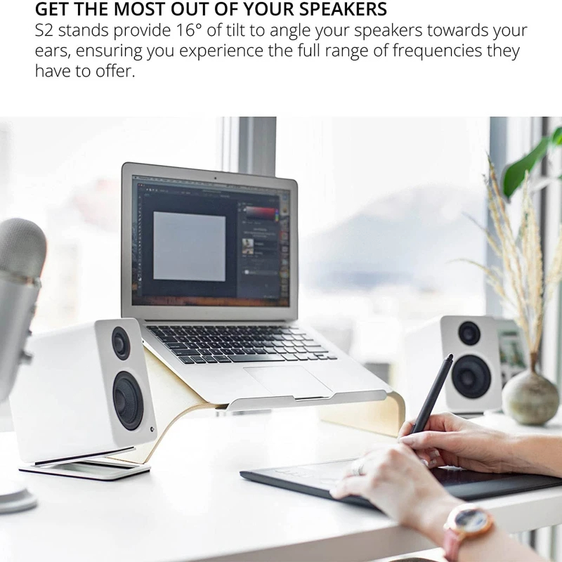 Xnyocn dudukan Speaker kompute - Desk Setup With Speakers ulasan dan harga