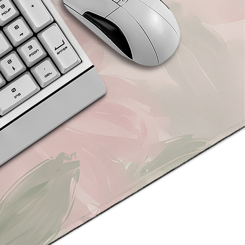 Alas Mouse Cat Air Sakura Mera - Desk Setup Pink ulasan dan harga