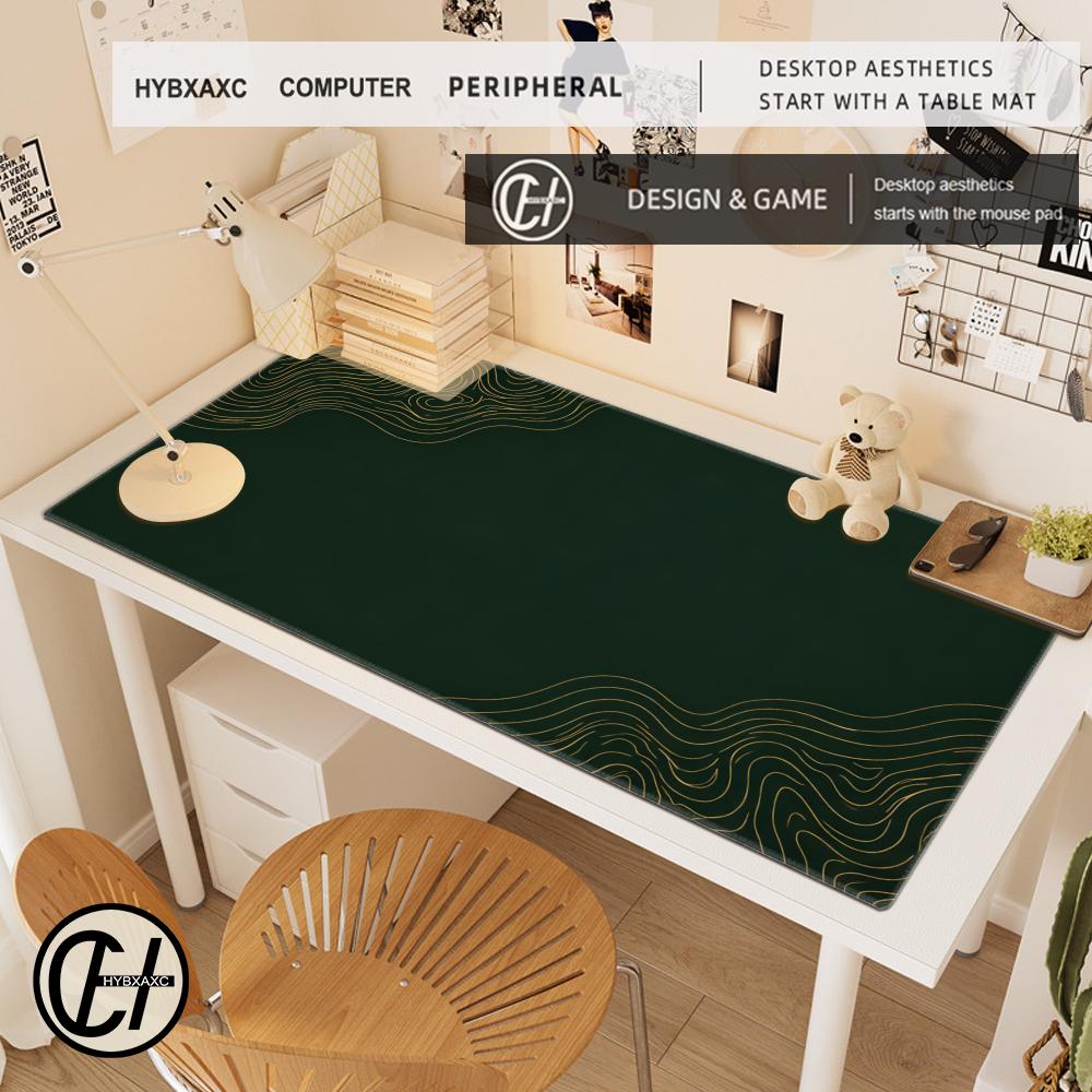 Alas Meja Mewah Hijau Hutan Mi - Desk Setup Minimal ulasan dan harga