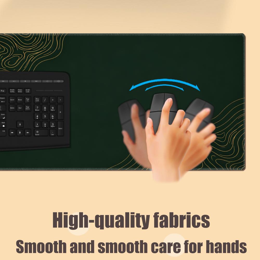 Alas Meja Mewah Hijau Hutan Mi - Desk Setup Minimal ulasan dan harga