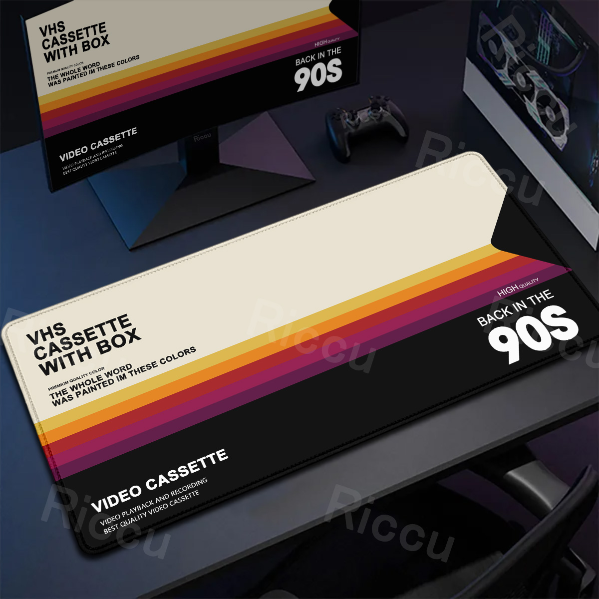 Bantalan Mouse gaya Retro VHS  - Zelda Desk Setup ulasan dan harga