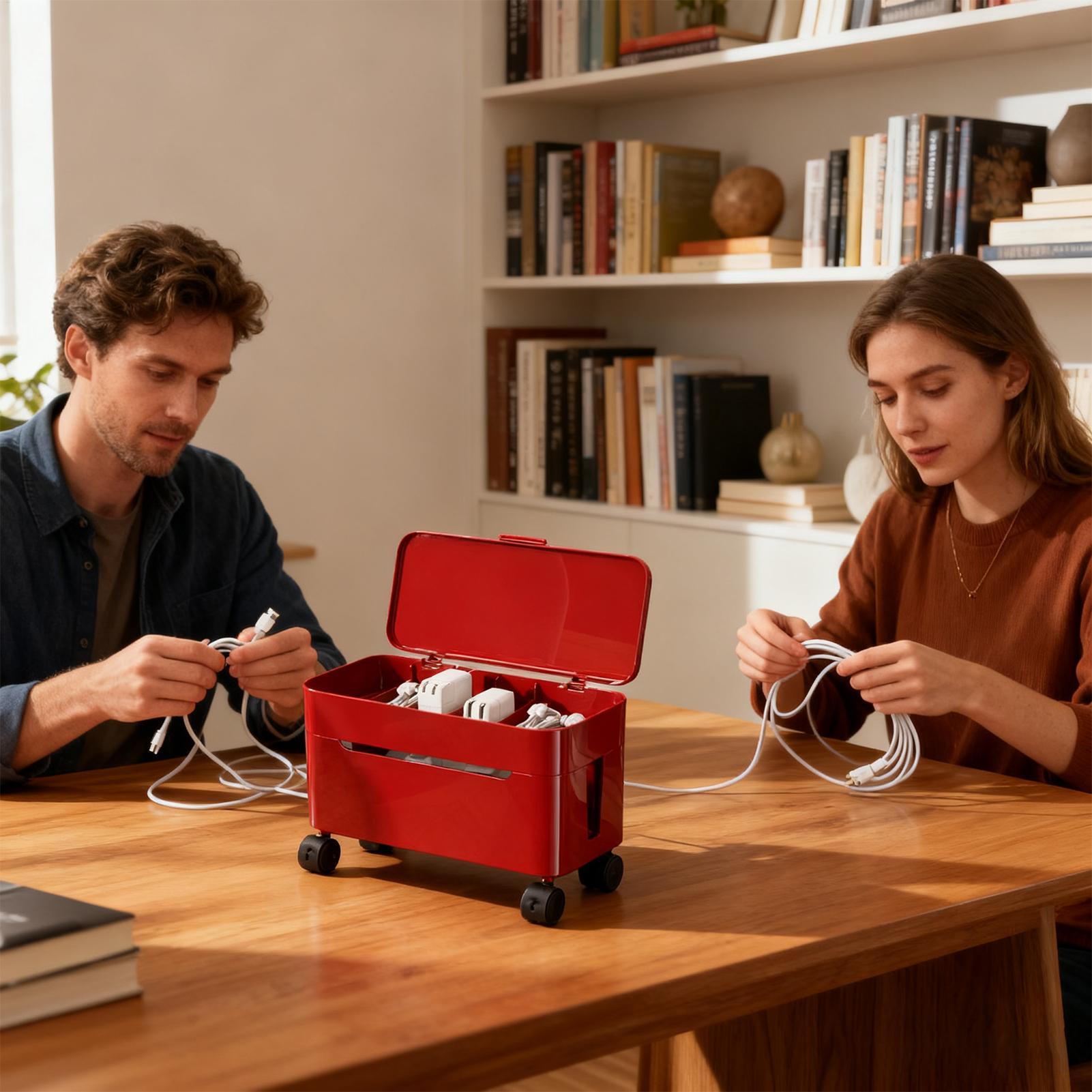 Kotak Manajemen Kabel Penyimpa - Desk Setup Tv ulasan dan harga