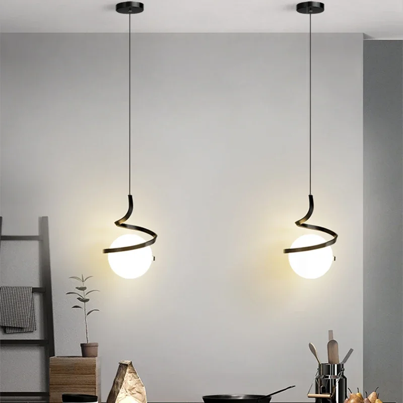 Lampu Gantung LED Nordik untuk - Desk Setup White ulasan dan harga