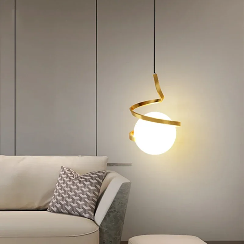 Lampu Gantung LED Nordik untuk - Desk Setup White ulasan dan harga