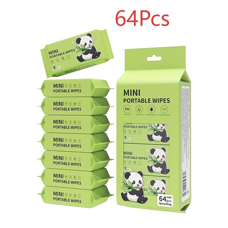 Tisu basah mini portabel untuk - Desk Setup Pink ulasan dan harga