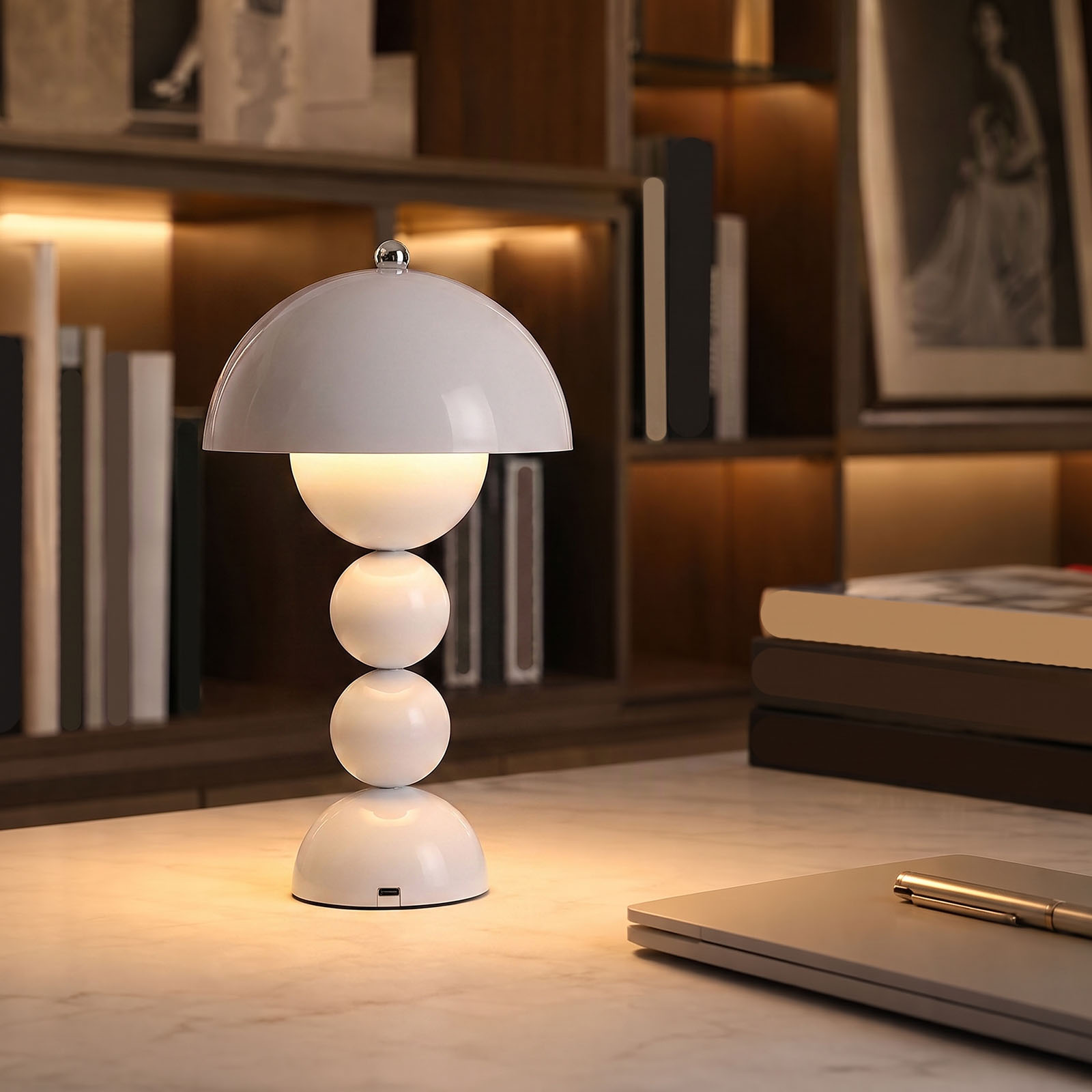 Lampu Meja Bentuk Jamur Klasik - Led Desk Light Usb ulasan dan harga