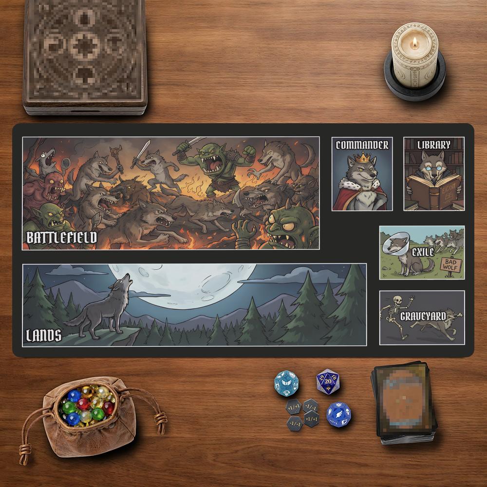 Werewolf Tribe MTG&TCG Tableto - Zelda Desk Setup ulasan dan harga