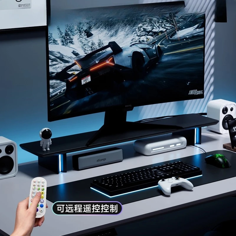 Dudukan Monitor RGB Ergonomis  - Desk Setup Laptop And Monitor ulasan dan harga