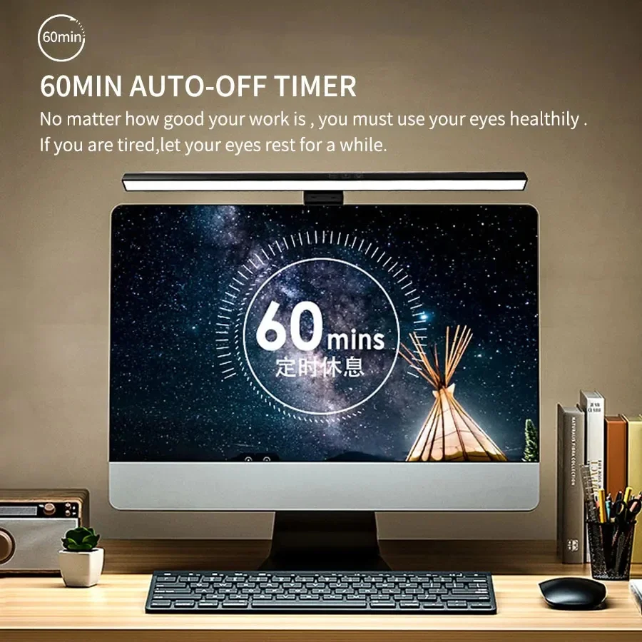 Lampu Meja Baca LED 33cm 50cm, - Desk Setup No Computer ulasan dan harga
