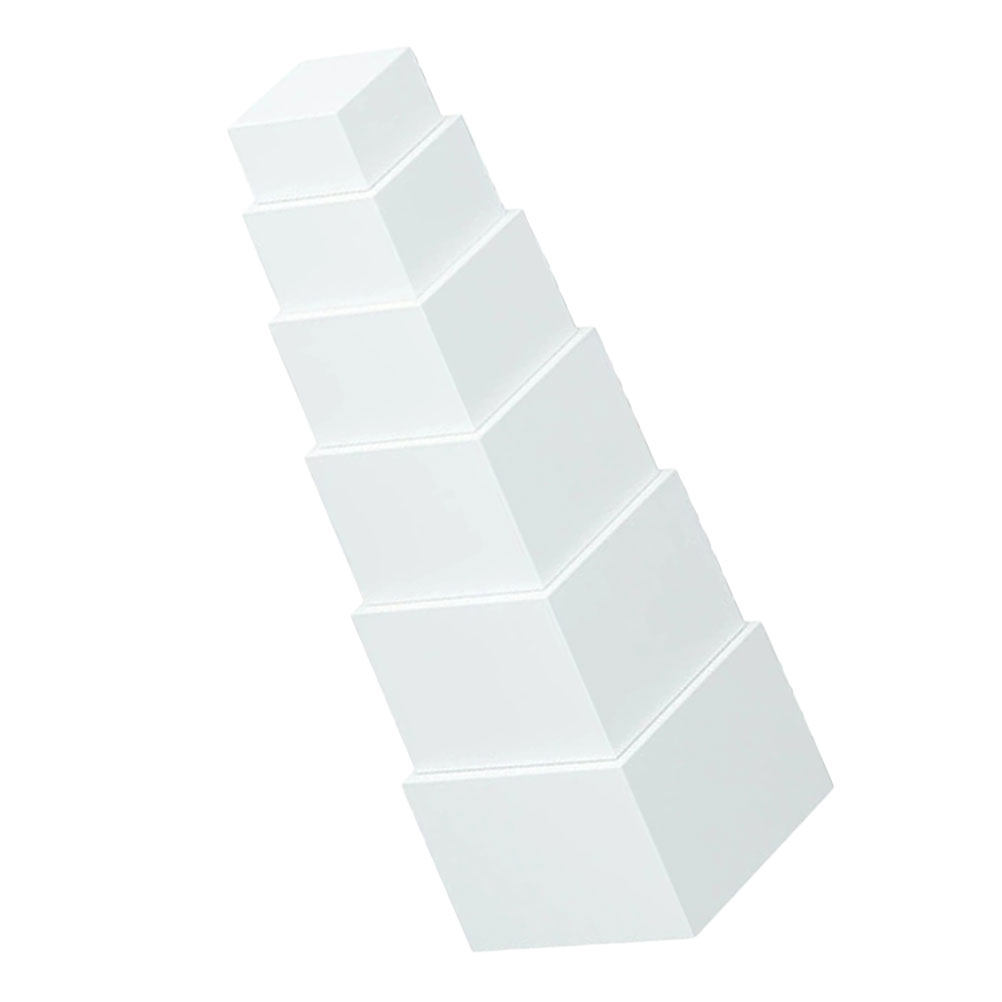 6 Buah Rak Penyimpanan Plastik - Desk Setup White ulasan dan harga