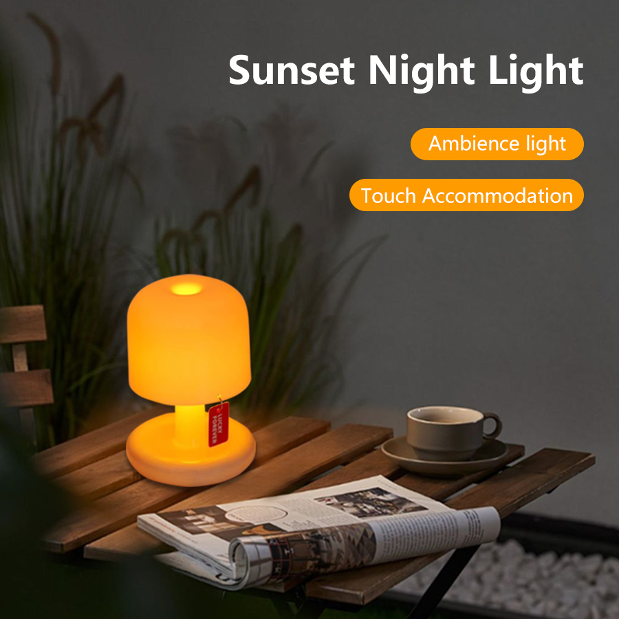 Lampu Sunset Mini Touch Night  - Led Desk Light Usb ulasan dan harga