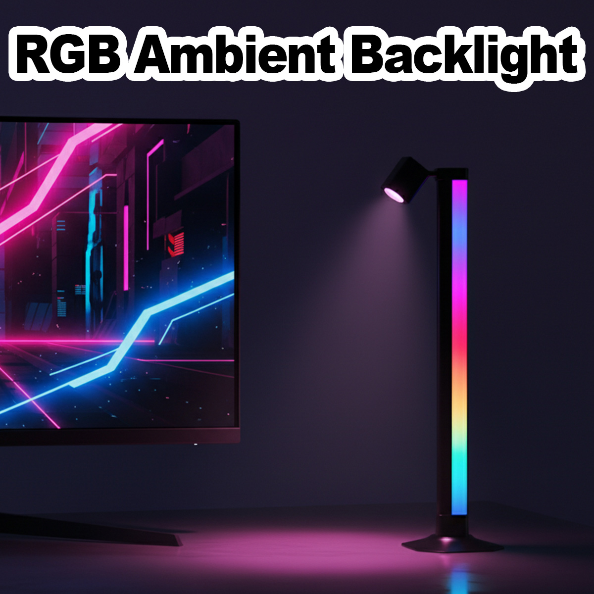Lampu LED RGB Smart Light Bar  - Desk Setup Tv ulasan dan harga